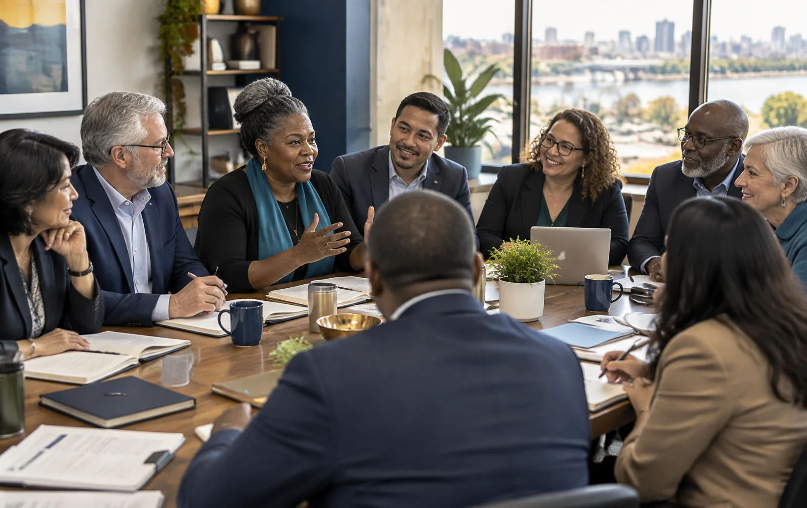 Leaders from associations, nonprofits and community organizations working together.